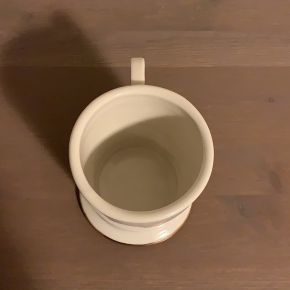 Anthropologie Cream and Gold Ceramic Monogram Initial Letter S Mug - Picture 6 of 7